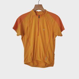 Pearl Izumi Womens Cycling Jersey Orange Biking Riding Womens Size Small